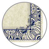 Parchment Certificates, Retro, 8 1-2 X 11, Ivory With Blue And Silver-foil Border, 50-pack