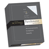 Parchment Specialty Paper, 24 Lb, 8.5 X 11, Blue, 500-ream