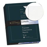 25% Cotton Linen Business Paper, 32 Lb, 8.5 X 11, White, 250-pack