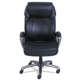 Cosset Big And Tall Executive Chair, Supports Up To 400 Lbs., Black Seat-black Back, Slate Base