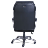 Cosset Big And Tall Executive Chair, Supports Up To 400 Lbs., Black Seat-black Back, Slate Base