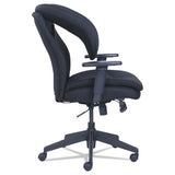 Cosset Ergonomic Task Chair, Supports Up To 275 Lbs., Black Seat-black Back, Black Base