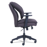Cosset Ergonomic Task Chair, Supports Up To 275 Lbs., Gray Seat-gray Back, Black Base