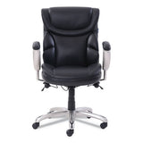 Emerson Task Chair, Supports Up To 300 Lbs., Black Seat-black Back, Silver Base