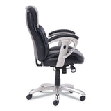 Emerson Task Chair, Supports Up To 300 Lbs., Black Seat-black Back, Silver Base