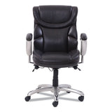 Emerson Task Chair, Supports Up To 300 Lbs., Brown Seat-brown Back, Silver Base