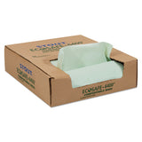 Ecosafe-6400 Bags, 30 Gal, 1.1 Mil, 30" X 39", Green, 48-box