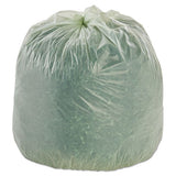 Ecosafe-6400 Bags, 30 Gal, 1.1 Mil, 30" X 39", Green, 48-box