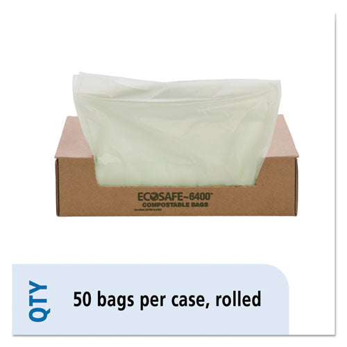 Ecosafe-6400 Bags, 32 Gal, 0.85 Mil, 33