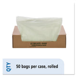Ecosafe-6400 Bags, 32 Gal, 0.85 Mil, 33" X 48", Green, 50-box