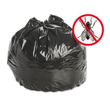 Insect-repellent Trash Bags, 35 Gal, 2 Mil, 33" X 45", Black, 80-box
