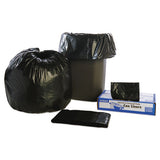 Total Recycled Content Plastic Trash Bags, 10 Gal, 1 Mil, 24" X 24", Brown-black, 250-carton