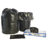 Total Recycled Content Plastic Trash Bags, 60 Gal, 1.5 Mil, 38" X 60", Brown-black, 100-carton