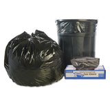 Total Recycled Content Plastic Trash Bags, 45 Gal, 1.5 Mil, 40" X 48", Brown-black, 100-carton