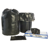 Total Recycled Content Plastic Trash Bags, 65 Gal, 1.5 Mil, 50" X 51", Brown-black, 100-carton