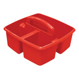Small Art Caddies, 3 Sections, 9.25" X 9.25" X 5.25", Assorted Colors, 5-pack