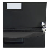 Two-drawer Mobile Filing Cabinet, 14.75w X 18.25d X 26h, Black