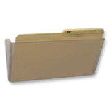 Wall File, Letter, 13 X 7, Single Pocket, Clear