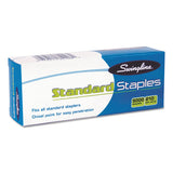 S.f. 1 Standard Staples, 0.25" Leg, 0.5" Crown, Steel, 5,000-box