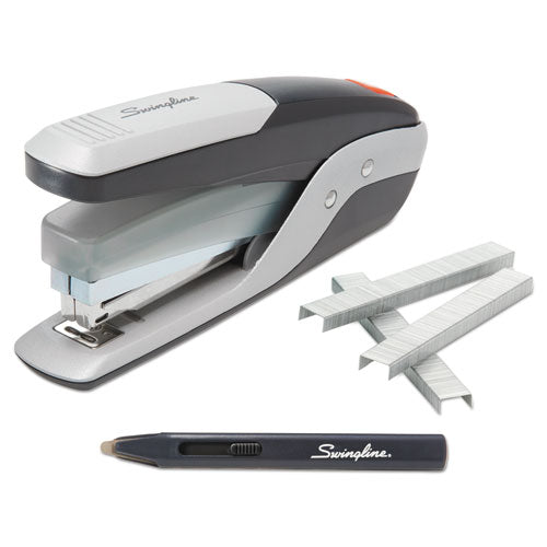 Quick Touch Stapler Value Pack, 28-sheet Capacity, Black-silver