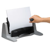 40-sheet Lighttouch Two-to-seven-hole Punch, 9-32" Holes, Black-gray