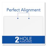 28-sheet Commercial Electric Two-hole Punch, Fixed 9-32" Holes, Black-silver