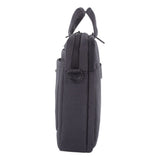 Cadence 2 Section Briefcase, Holds Laptops 15.6", 4.5" X 4.5" X 16", Charcoal