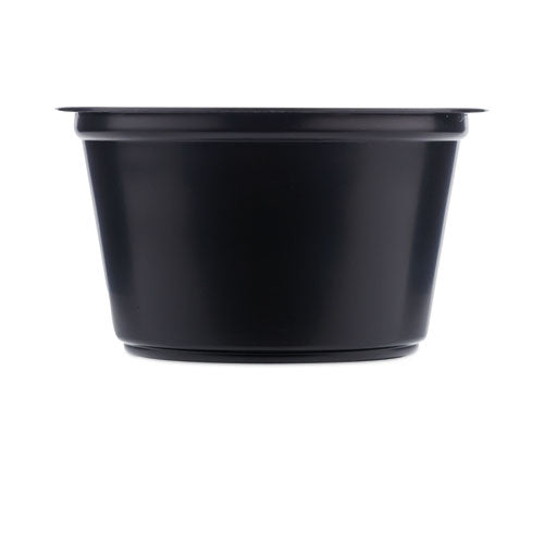 Portion Cups, 2 Oz, Black, 2,500-carton