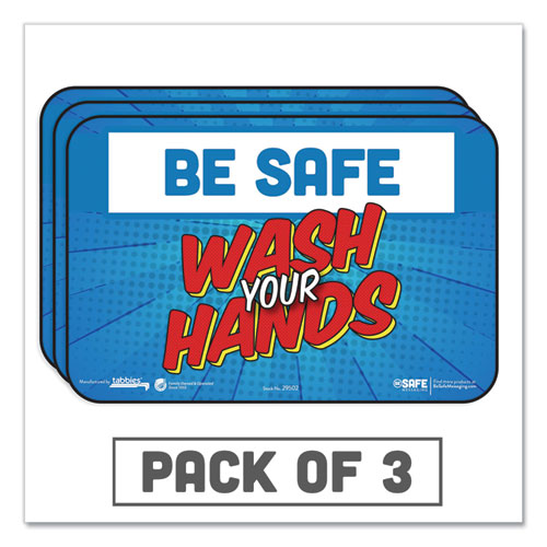 Besafe Messaging Education Wall Signs, 9 X 6,  