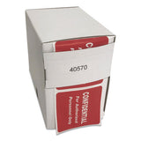 Hipaa Labels, Confidential For Authorized Personnel Only, 2 X 2, Red, 500-roll