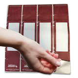 File Pocket Handles, 9.63 X 2, Red-white, 4-sheet, 12 Sheets-pack
