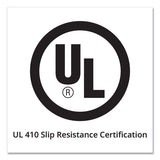 Besafe Messaging Floor Decals, Be Smart Stand Apart; Knife-fork; Thank You, 12" Dia., Green-white, 60-carton