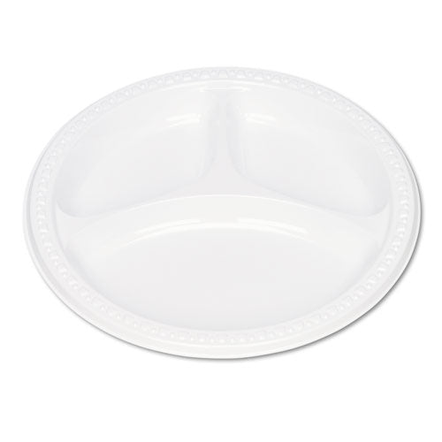 Plastic Dinnerware, Compartment Plates, 9