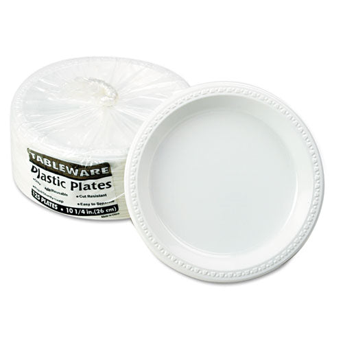 Plastic Dinnerware, Plates, 10 1-4
