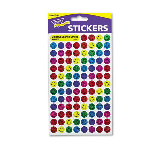 Superspots And Supershapes Sticker Variety Packs, Sparkle Smiles, 1,300-pack