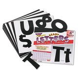 Ready Letters Playful Combo Set, Black, 4"h, 216-set