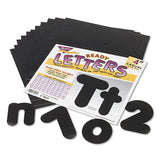 Ready Letters Casual Combo Set, Black, 4"h, 182-set