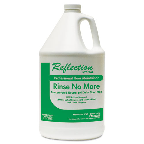 Rinse-no-more Floor Cleaner, Lemon Scent, 1 Gal, Bottle, 4-carton