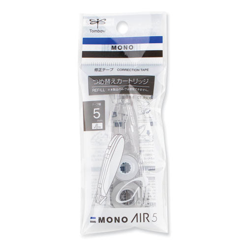 Mono Air Pen-type Correction Tape, Refill, Clear Applicator, 0.19