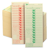 Time Card For Lathem, Bi-weekly, Two-sided, 3 1-2 X 9, 500-box