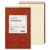 Gold Fibre Retro Wirebound Writing Pads, 1 Subject, Wide-legal Rule, Red Cover, 8.5 X 11.75, 70 Sheets