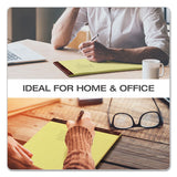 Gold Fibre Writing Pads, Wide-legal Rule, 8.5 X 11.75, Canary, 50 Sheets, Dozen