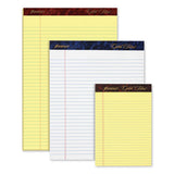 Gold Fibre Writing Pads, Wide-legal Rule, 8.5 X 11.75, Canary, 50 Sheets, Dozen