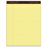 Gold Fibre Writing Pads, Wide-legal Rule, 8.5 X 11.75, Canary, 50 Sheets, Dozen