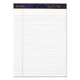 Gold Fibre Writing Pads, Narrow Rule, 5 X 8, Canary, 50 Sheets, 4-pack