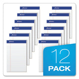 Recycled Writing Pads, Narrow Rule, 5 X 8, White, 50 Sheets, Dozen