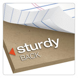 Recycled Writing Pads, Wide-legal Rule, 8.5 X 11.75, White, 50 Sheets, Dozen