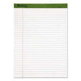Earthwise By Oxford Recycled Pad, Wide-legal Rule, 8.5 X 11.75, White, 50 Sheets, Dz