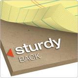 Perforated Writing Pads, Narrow Rule, 5 X 8, Canary, 50 Sheets, Dozen