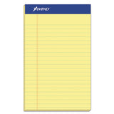 Perforated Writing Pads, Narrow Rule, 5 X 8, Canary, 50 Sheets, Dozen